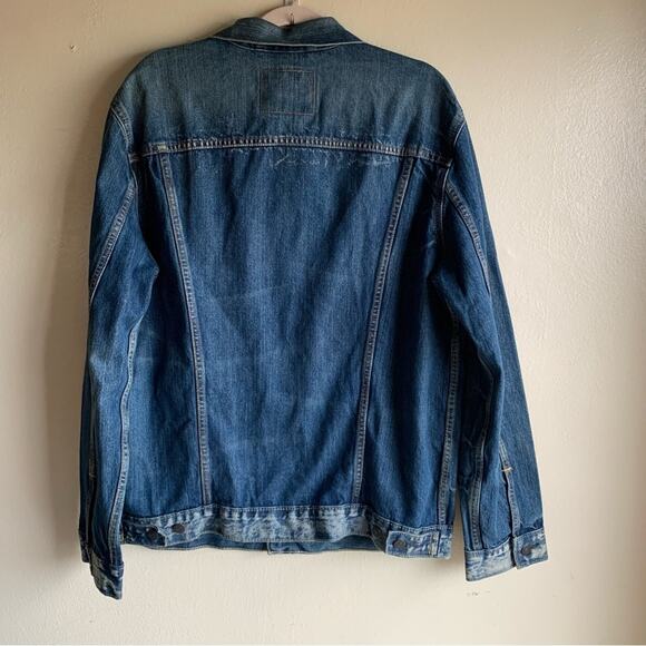 Levi Strauss 72334 Men’s  Blue Denim Trucker Jacket Size XL - Picture 11 of 11